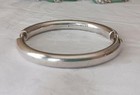 Taxco Mexico Sterling Silver Tubular Jointed Bracelet Bangle Td-02 Link 35 Gm