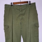 Vintage Boy Scouts Of America Cargo Pants Mens 36x30 Olive Green Uniform Hiking