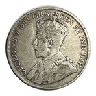 1917 C Newfoundland Silver 50 Cents - George V - Very Nice Coin