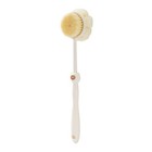 3pcs Long Handle Bath Body Brush Soft Back Shower Exfoliating Scrubber Massager