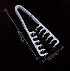 2pcs Hair Volumizing Comb Root Lifting Fluffy Styling Tool Abs Teasing Brush