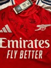 Arsenal Team Signed Jersey With Coa  2024 2025 