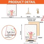 Mom Pink Floral Bouquet Diy Baby Handprints Art Craft Handprint Making Sign     