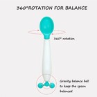 Children s Gravity Rotating Spoon Color Changing Toddlers Feeding Training Spoon