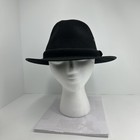 Scala Black Felt Men   s Hat Fedora Air Holes