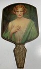 Advertising Fan Sign Pretty Lady Cb Chambers Art Springfield Massachusetts