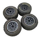 X4 Duratrax Speedtreads Shootout Mt 1 10th Scale Tires On Bullet Holes Need Glue