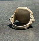 Antique Silver Ring   Old Handmade Natural Sulemani Hakik  agate  Silver Ring