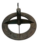 C 1900 Rand Mcnally Terrestrial Globe Cast Iron Zodiac Base