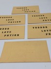  6  Vintage 1960s Voodoo Love Potion New Orleans Louisiana Souvenir Oddity Rare