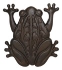 Pack Of 3 Cast Iron Amphibian Tree Frog Garden Stepping Stone Pave Foot Steps