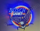 Retro Bald Eagle Beer Lager 24 x20  Vivid Led Neon Sign Light With Dimmer