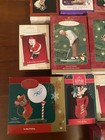 Vintage 90s Hallmark Keepsake Christmas Ornament Lot 30 Disney Golfing Themed