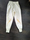 Youth Nike Girls Fleeece Sweatpants Sz M 8 10 Pale Yellow Gold