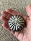 Antique Sterling Silver Trinket Box Repousse Pill Box  E r    Co