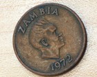 1972 Zambia 1 Ngwee Aardvark