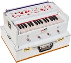 Om Mini Traveler Harmonium- 2   Octave By Kaayna Musicals-4 Stop- 2 Drone- 440 Hz