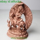 10cm Exquisite Red Copper Carving Tibet Buddhism Palden Lhamo Statue
