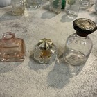 Perfume Bottle Lot-minature Glass Containers-differing Sizes  Shapes    Brands