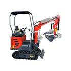 Mini Excavator W pilot Control Swing Boom hydraulic Thumb B s Engine Agt-dm12x-c