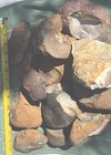 Heat Treated Texas High-quality Flint Whole  Partial Rock  Knapping Nodes 20 Lbs