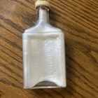 Antique Bottle W Label White Clover Cream L  A  Gould Portland Maine Fragrance