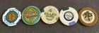 Lot Of 14 Assorted Casino Chips  Vintage Classic  1 - Dollar Token