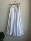 Vintage 80s Curtain Call Reform Ruffled Long Skirt One Size Fits All