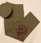 Ww2 British Royal Engineers Captain Uniform Named  Jacket  Trousers  Cap  Gloves
