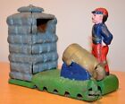 Vintage Artillery Bank Cast Iron   Mechanical