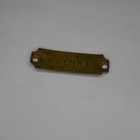 Antique Florida Tuberculosis Hospital Brass Tag Tb Sanatorium Medical Rare