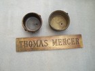 Vintage Thomas Mercer Marine Chronometer Workshop Sign