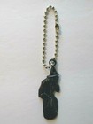 Halloween Plastic Witch Keychain Charm Gothic Spooky Gift Black Creepy Vintage