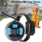 Wireless Electric Dog Fence Pet Containment System Shock Collar For 1 2 3 Dogs