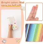 6720 Pcs Small Dot Stickers Round Color Coding Labels Circle Dot Stickers Label 