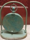 Saint Charbel Makhlouf Reliquary Holy Relic Cloth Glass Front Metal Stand