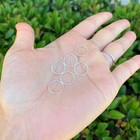 20pcs Adabele 925 Sterling Silver Open Jump Rings 12mm O Ring Connector Wire
