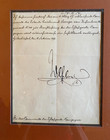 Kaiser Wilhelm Ii Signed Document Feb  15th 1896 Autograph - Free Shipping