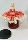 Pin Cushion Composition Chalk Half Doll Painted Face