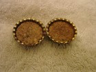2 Different Soda Pop Caps X Root Beer 12 Oz    Tri X 7 Oz  Older Crowns Cork Exc