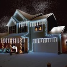 8 Tubes Christmas Lights Outdoor   Meteor Shower Lights Led Snow Falling