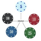 Casino Poker Chips Denominations - 125pcs Plastic Poker Chips Set With Number 