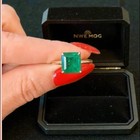 Art Deco Antique Vintage 3 20 Ct Natural Emerald Wedding Ring 14k Yellow Gold Fn