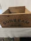 Vintage General Store Display I Primitive Wood Box Billionaire Brand Sunbeam Fru