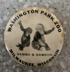 Vintage Souvenir Pin From The Washington Park Zoo Milwaukee Wisconsin