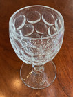 Heisey   Co Provincial Crystal 10-ounce 5-1 2  Tall  Footed Water Goblet