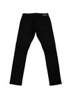 Men   s Black Biker Jeans Distressed Ripped Slim Fit Moto Streetwear