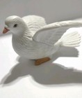 Vtg Homco White Porcelain Love Doves Figurines Set Of 2  8856