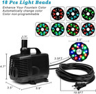45w Led Pond Pump   Fountain Kit 792 Gph Submersible Garden Water Fountain Pump