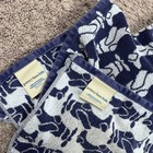 Pottery Barn Kids Airplane Print Bath Towel   Washcloth Lot